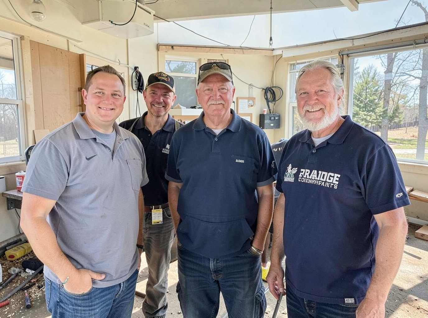 The Roofing Contractor Council Bluffs team at work in Council Bluffs