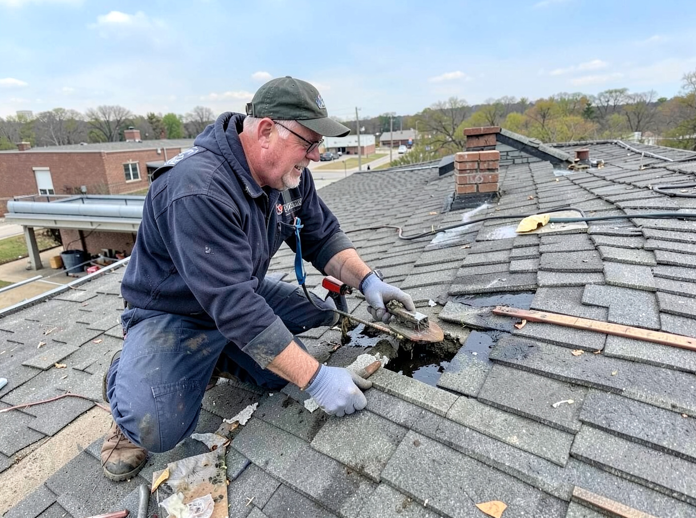 roofing contractor in Crescent, IA
